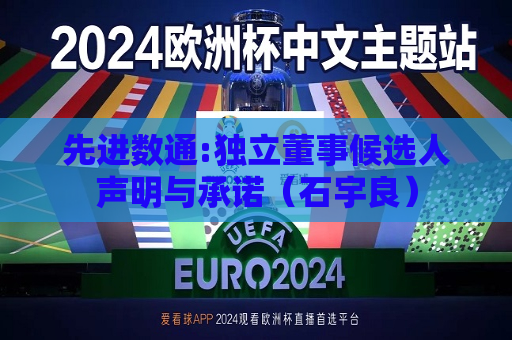 先进数通:独立董事候选人声明与承诺（石宇良）