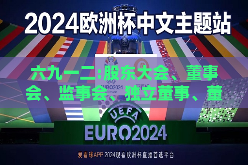 六九一二:股东大会、董事会、监事会、独立董事、董事会秘书制度的建立健全及运行情况说明