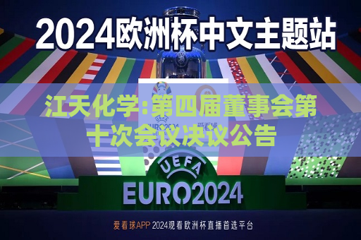 江天化学:第四届董事会第十次会议决议公告  第1张