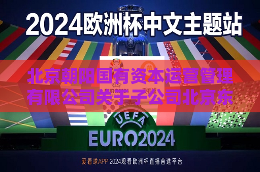 北京朝阳国有资本运营管理有限公司关于子公司北京东方园林环境股份有限公司收到北京证监局警示函的公告
