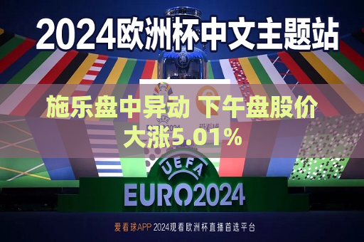 施乐盘中异动 下午盘股价大涨5.01%  第1张