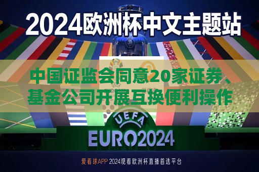 中国 *** 同意20家证券、基金公司开展互换便利操作  第1张