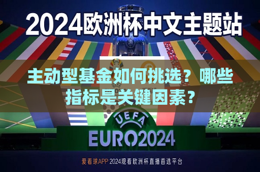 主动型基金如何挑选？哪些指标是关键因素？  第1张