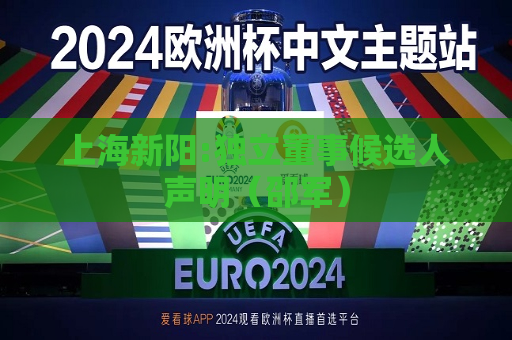 上海新阳:独立董事候选人声明（邵军）  第1张