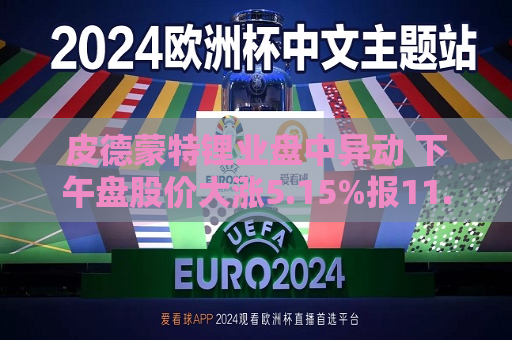 皮德蒙特锂业盘中异动 下午盘股价大涨5.15%报11.84美元  第1张
