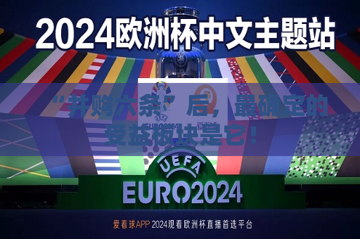 “并购六条”后，最确定的受益板块是它！  第1张