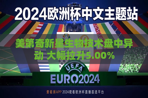 美第奇新星生物技术盘中异动 大幅拉升5.00%  第1张
