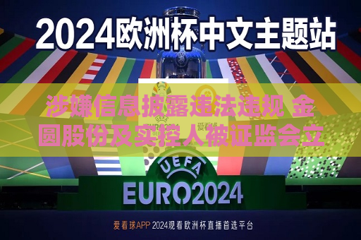 涉嫌信息披露违法违规 金圆股份及实控人被 *** 立案