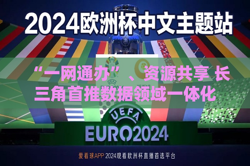“一网通办”、资源共享 长三角首推数据领域一体化  第1张