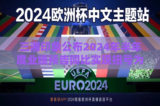 三湘印象公布2024年半年度业绩预告同比实现扭亏为盈  第1张
