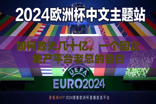 如何败光几十亿，一个国企地产平台老总的自白  第1张