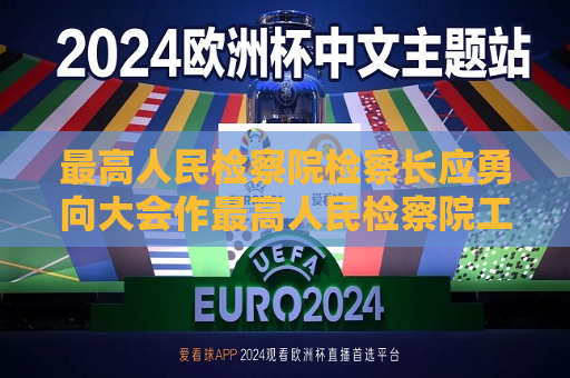 更高人民检察院检察长应勇向大会作更高人民检察院工作报告  第1张