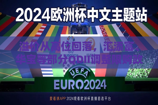 溢价从高位回落，汇添富、华宝等部分QDII调整限购政策  第1张