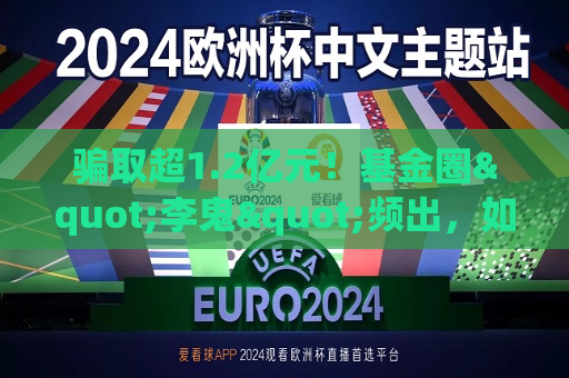 骗取超1.2亿元！基金圈"李鬼"频出，如何整治？  第1张