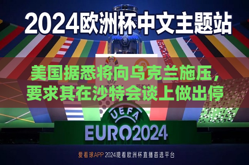 美国据悉将向乌克兰施压，要求其在沙特会谈上做出停火承诺  第1张