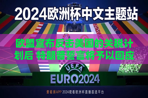 欧盟宣布反击美国的关税计划后 特朗普誓言将予以回应  第1张