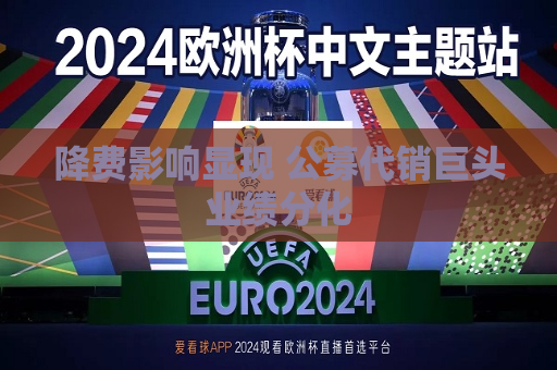 降费影响显现 公募代销巨头业绩分化  第1张