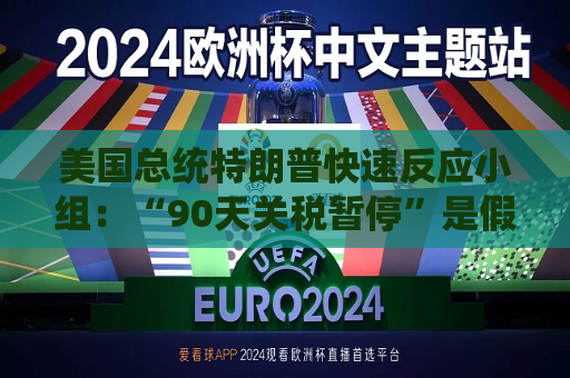 美国总统特朗普快速反应小组：“90天关税暂停”是假新闻  第1张