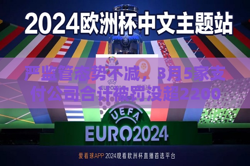 严监管态势不减，3月5家支付公司合计被罚没超2200万元，盛迪嘉支付月内二领罚单  第1张