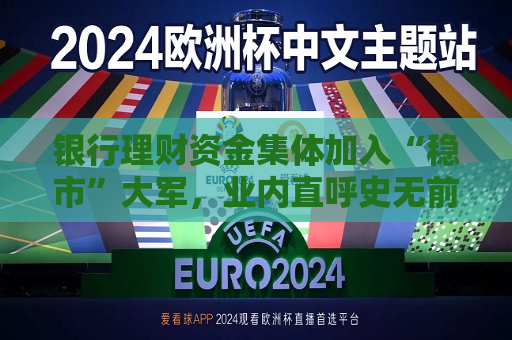银行理财资金集体加入“稳市”大军，业内直呼史无前例，有机构动用自营资金增持旗下产品  第1张