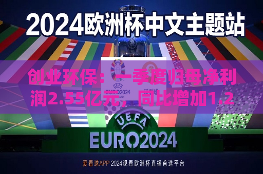 创业环保：一季度归母净利润2.55亿元，同比增加1.26%  第1张