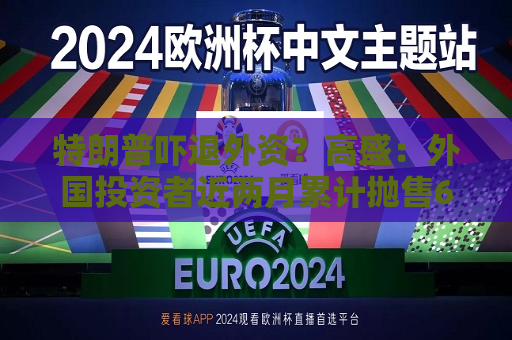 特朗普吓退外资？高盛：外国投资者近两月累计抛售630亿美元美股  第1张