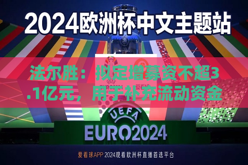 法尔胜：拟定增募资不超3.1亿元，用于补充流动资金及偿还借款