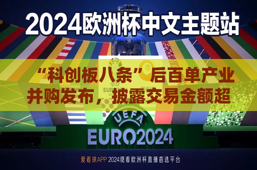 “科创板八条”后百单产业并购发布，披露交易金额超247亿  第1张