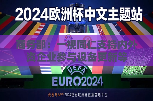 商务部：一视同仁支持内外资企业参与设备更新等  第1张