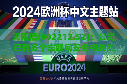 天融信(002212.SZ)：公司已有多个车联网安全相关的项目落地