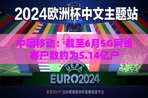 中国移动：截至6月5G *** 客户数约为5.14亿户  第1张