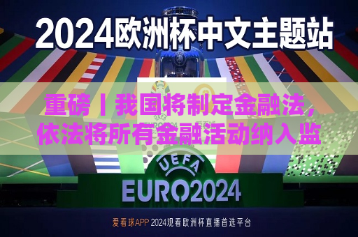 重磅丨我国将制定金融法，依法将所有金融活动纳入监管
