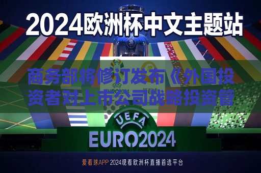 商务部将修订发布《外国投资者对上市公司战略投资管理办法》 引导更多优质外资进入资本市场进行长期投资