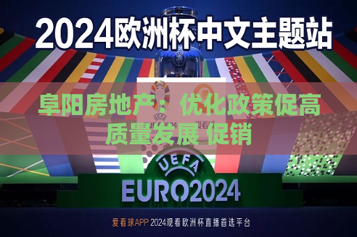 阜阳房地产：优化政策促高质量发展 促销