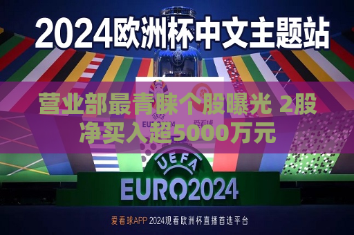 营业部最青睐个股曝光 2股净买入超5000万元  第1张