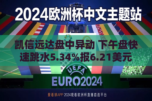 凯信远达盘中异动 下午盘快速跳水5.34%报6.21美元  第1张