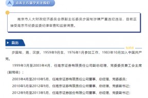 时任“掌门”被查，南京证券“沉默”