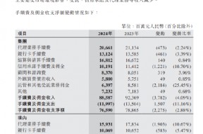 中国银行：2024年全年实现非利息收入1838.37亿元 同比增长16.65%