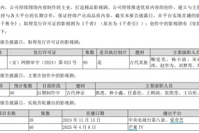 欢瑞世纪财务困局：头部艺人接连出走 《天下长安》历时7年播出未定 会计差错风险高悬