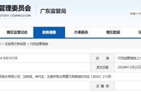 程序不规范、专户注销不及时等 绿亨科技及相关责任人收警示函