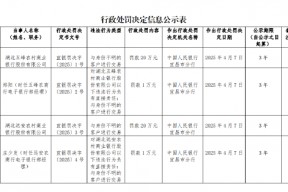 因与身份不明的客户进行交易 湖北两家农商行被各罚20万元