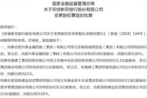 今年第二例民营银行获批地方国资入股！