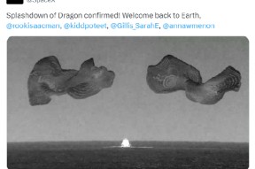 SpaceX龙飞船成功溅落 全球首次商业太空行走创造历史