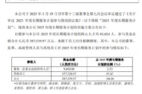 中国平安：拟推行2025年度长期服务计划