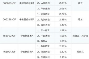 知名基金经理隐形重仓股曝光 科技板块成布局主战场