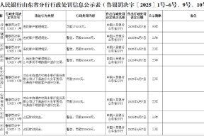 山东平邑农商银行因占压财政资金被罚25万元
