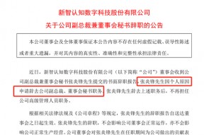 董秘被罚320万+3年市场禁入 刚辞职了