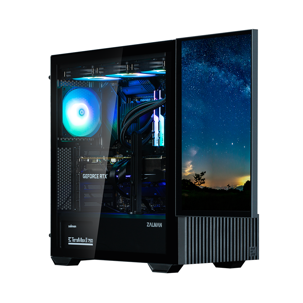 前部配备 15.6 英寸可旋转显示屏，Zalman 推出 Z10 DS 中塔 ATX 机箱  第1张