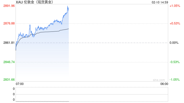 现货黄金站上2890美元/盎司 年内涨超10%  第2张
