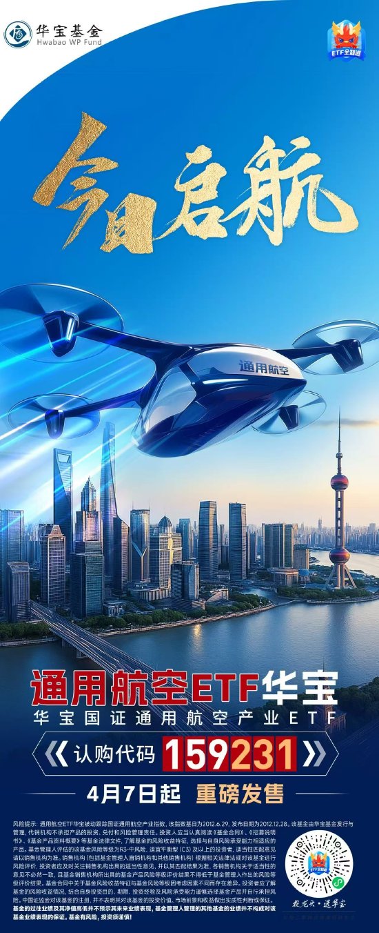 通用航空ETF华宝(159231)今日重磅首发! 第1张 通用航空ETF华宝(159231)今日重磅首发! 第1张